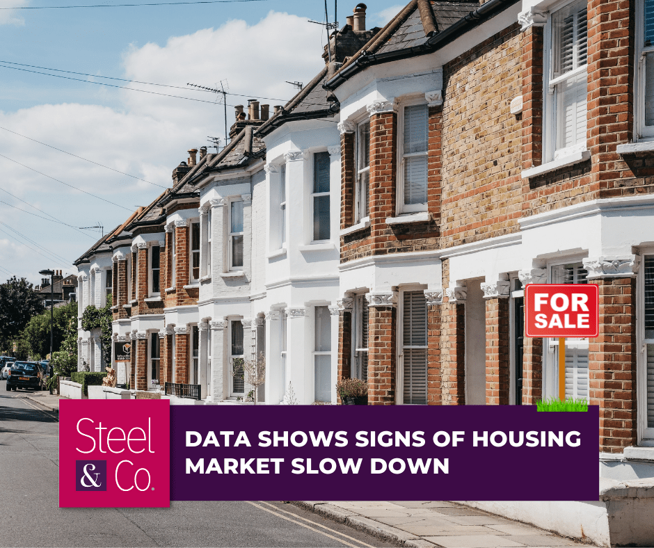 Data shows sign of housing market slow down