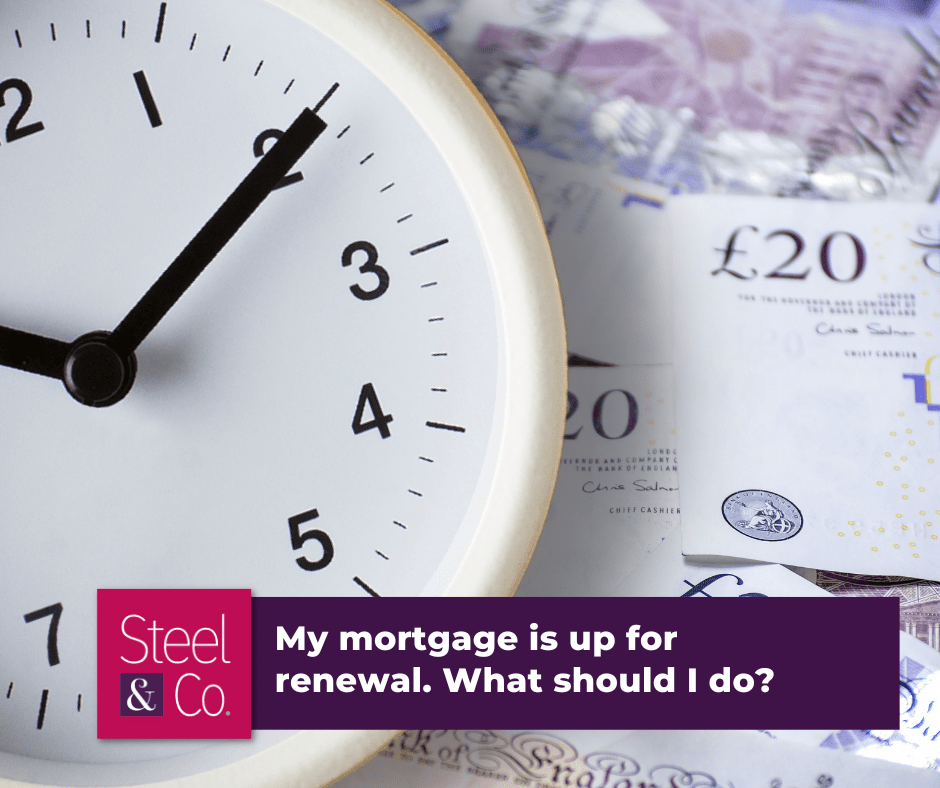 My mortgage is up for renewal. What should I do?
